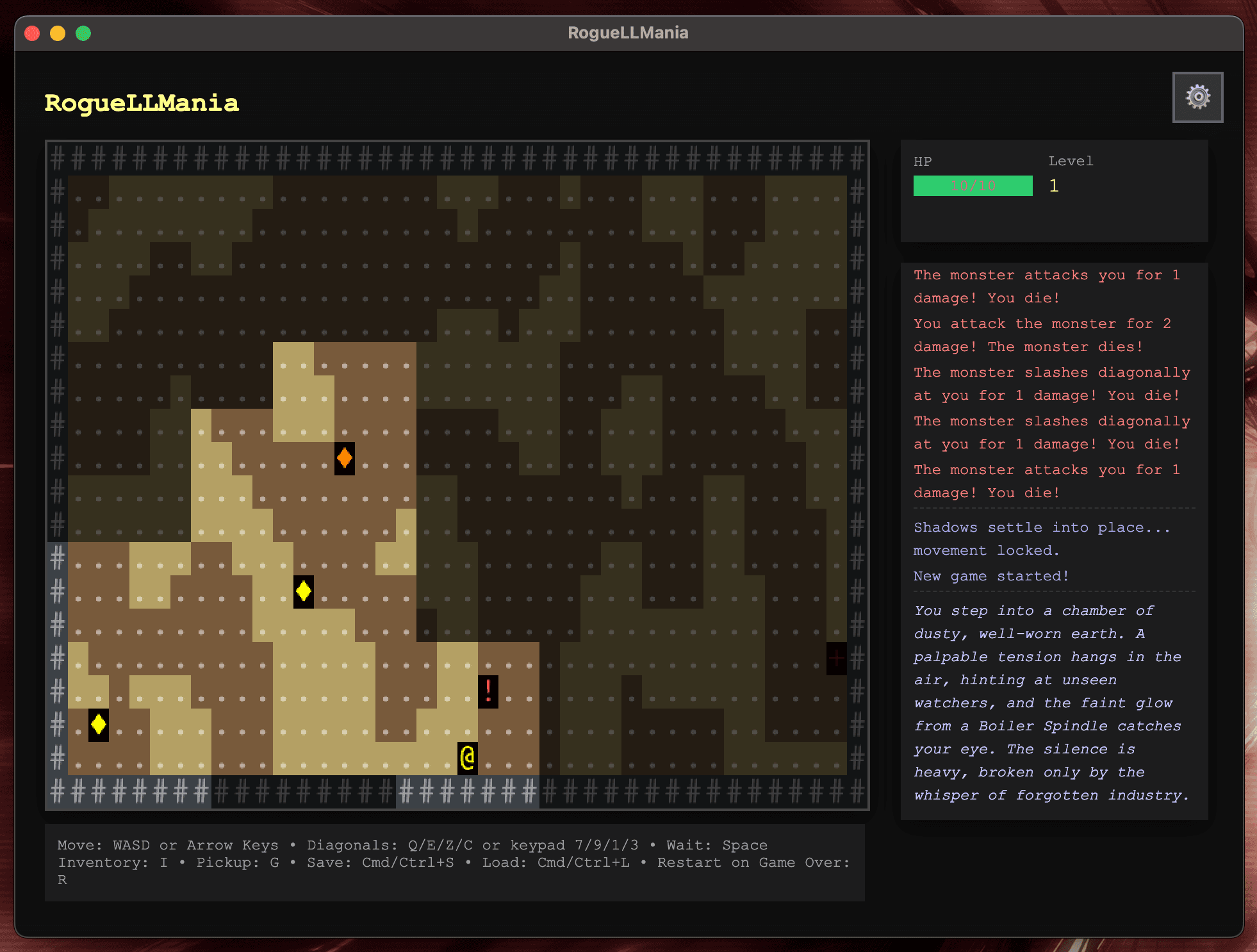 RogueLLMania artifact interaction