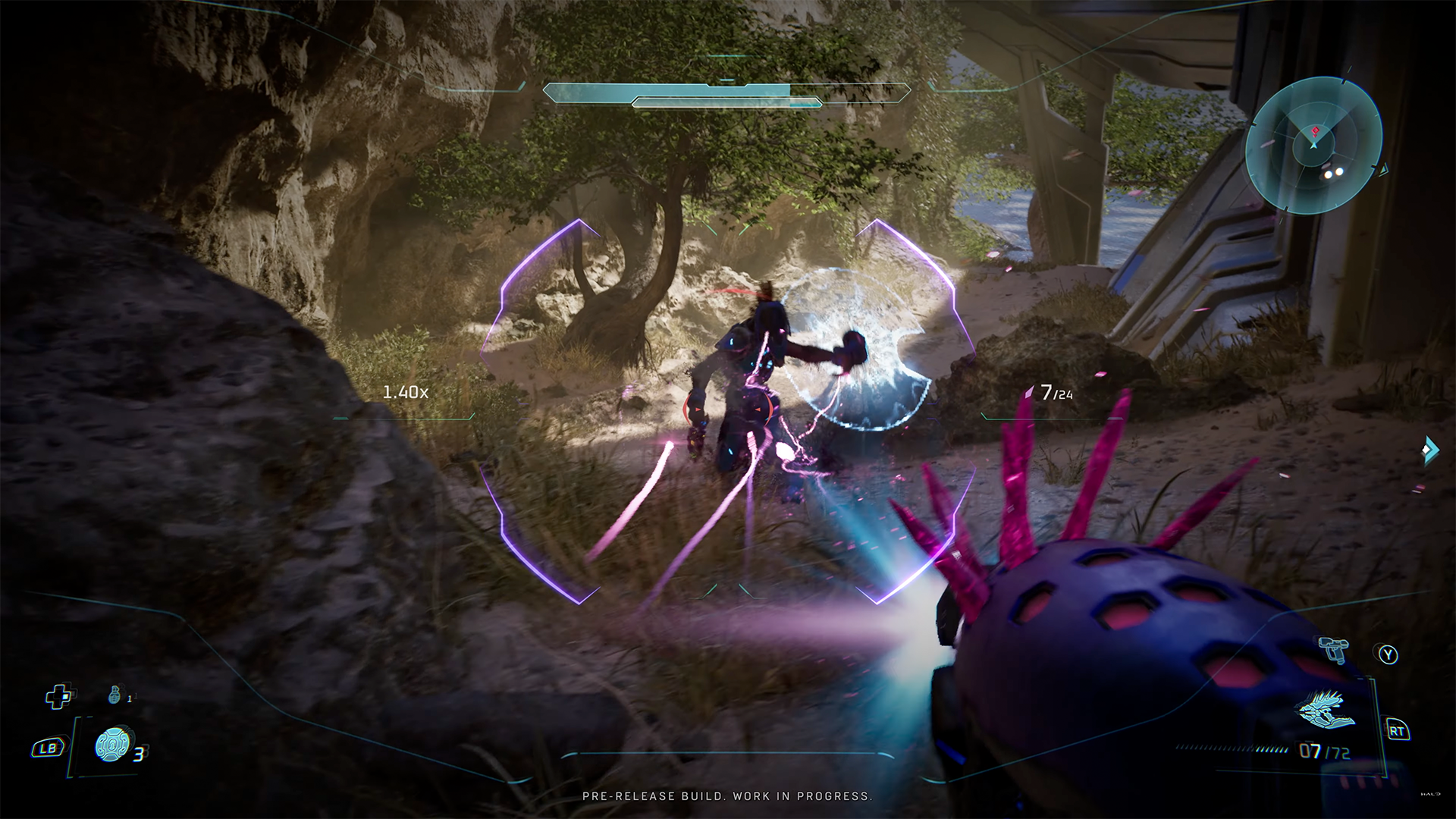 Halo Campaign Evolved Needler scope UI