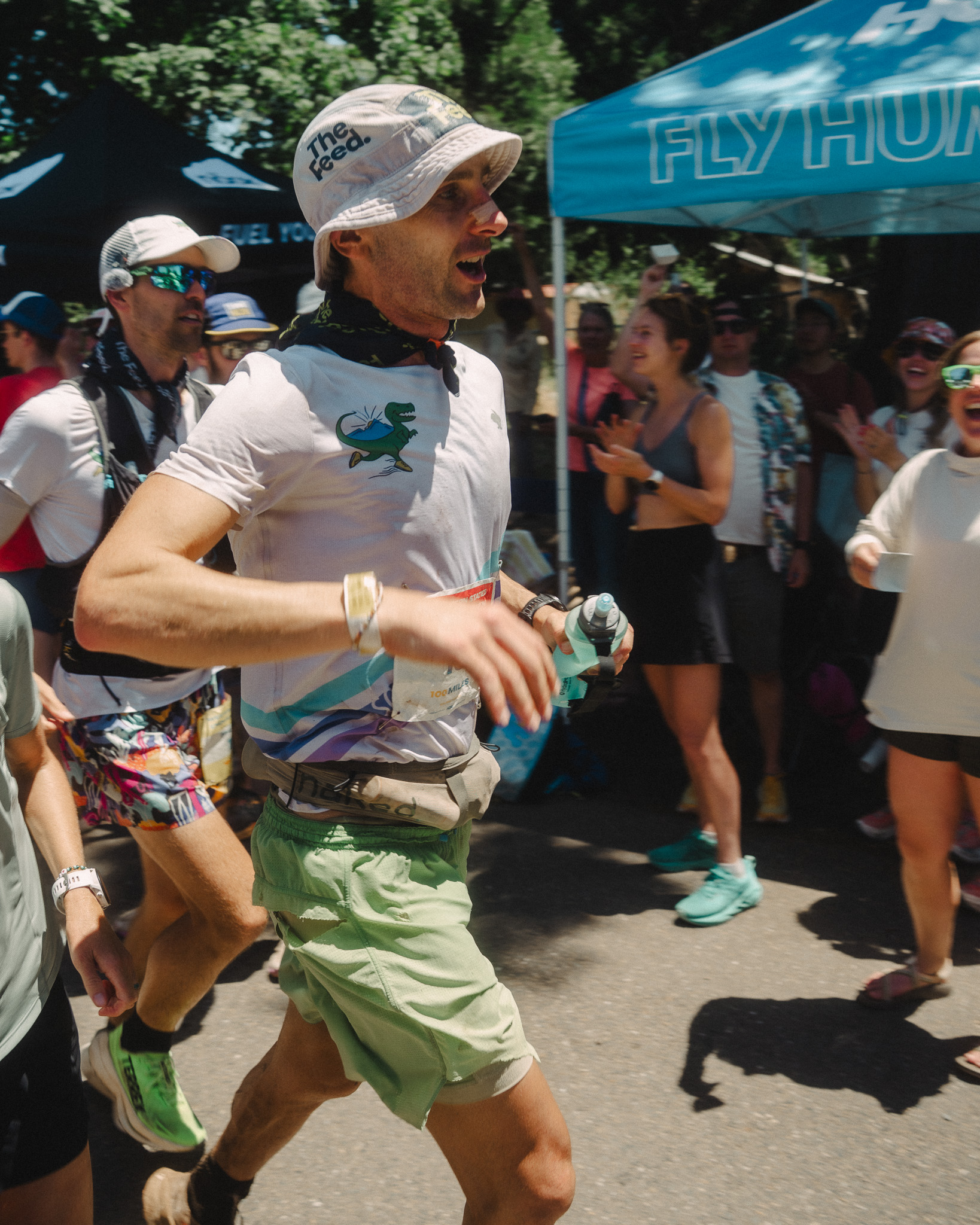 Runners on the course