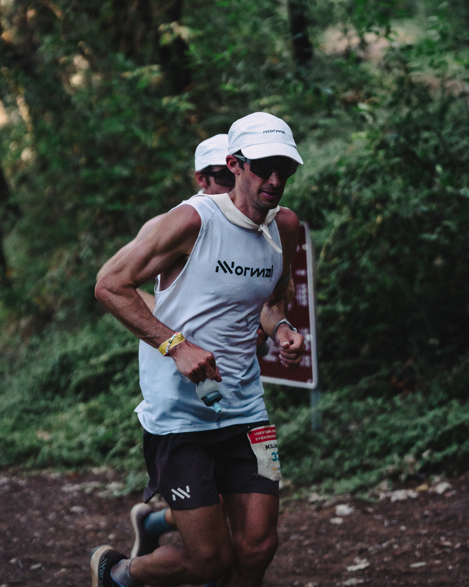 Runners on the course