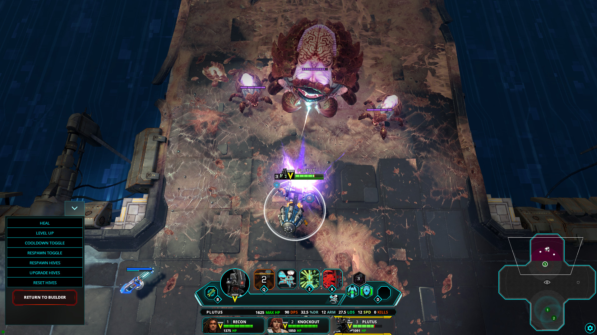Dropzone gameplay and UI screenshots