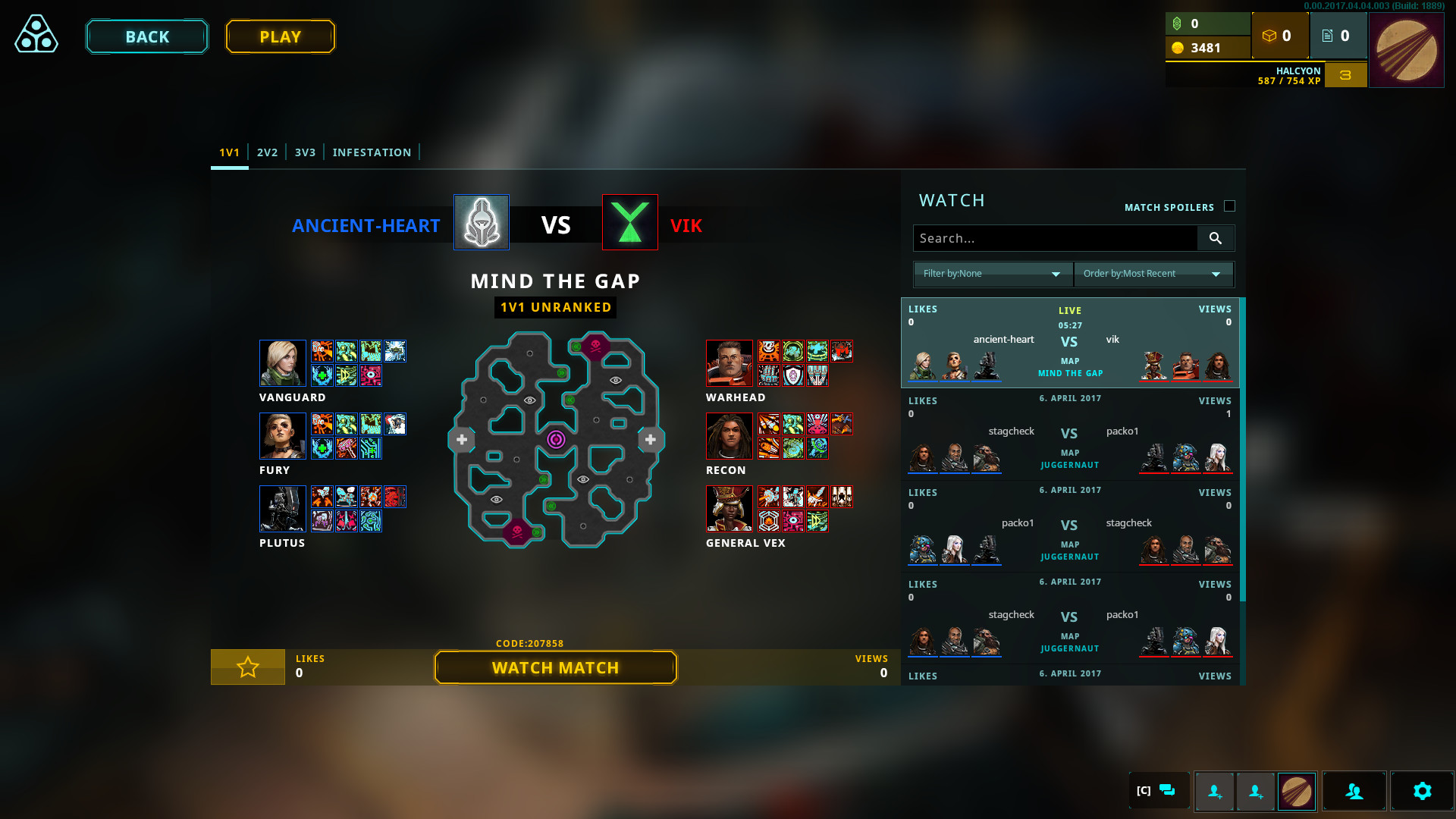 Dropzone gameplay and UI screenshots